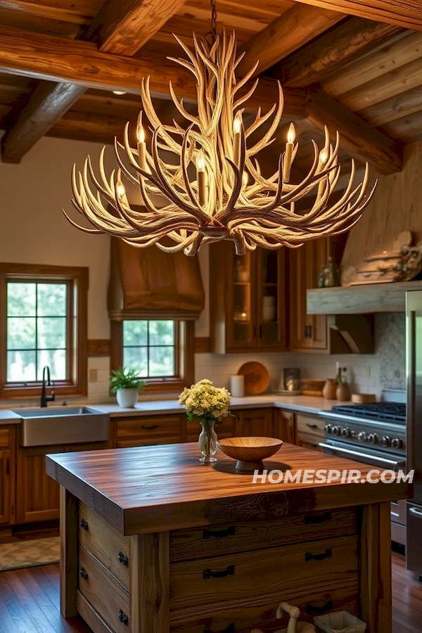 Natural Wood Textures Enhance Kitchen