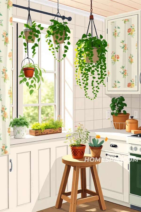 Nature Inspired Shabby Chic Kitchen Style