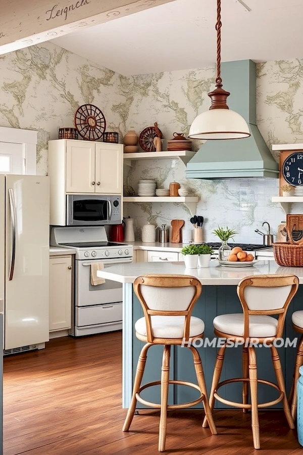 Nautical Kitchen Invoking Seaside Adventure