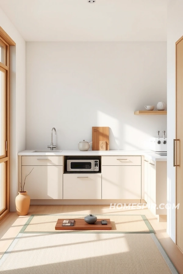 Neutral Tones for Zen Studio Kitchen