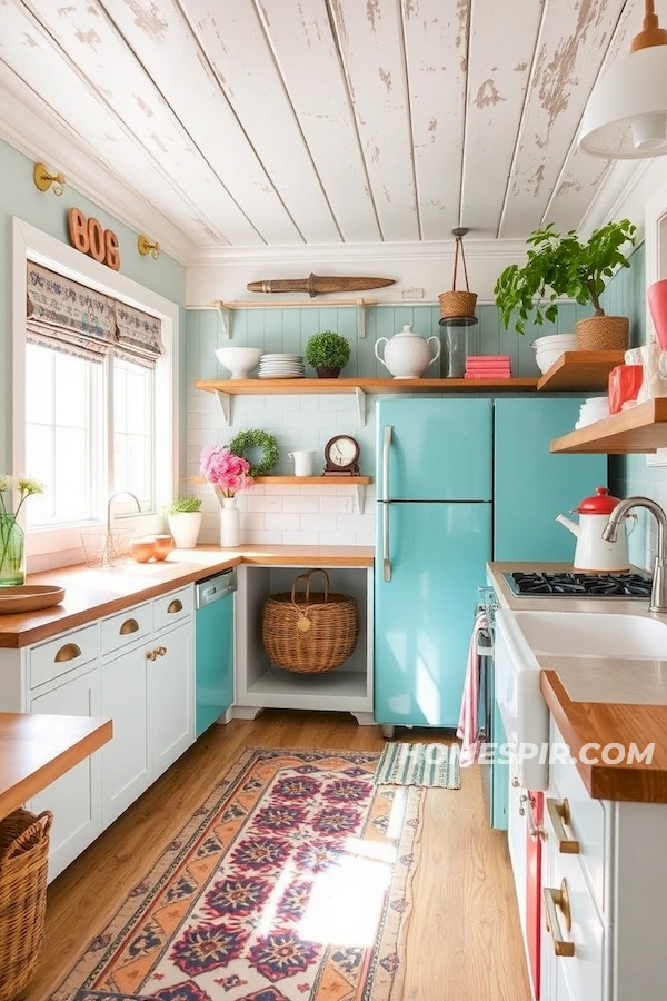 Nostalgic Coastal Kitchen with Reclaimed Wood