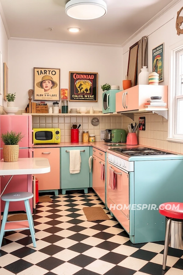 Nostalgic Design in Studio Kitchen