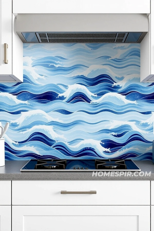 Ocean Movement Backsplash Design