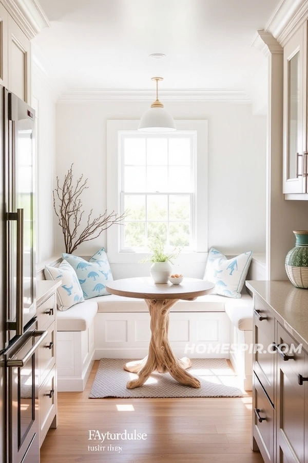 Ocean-Themed Kitchen Nook Design