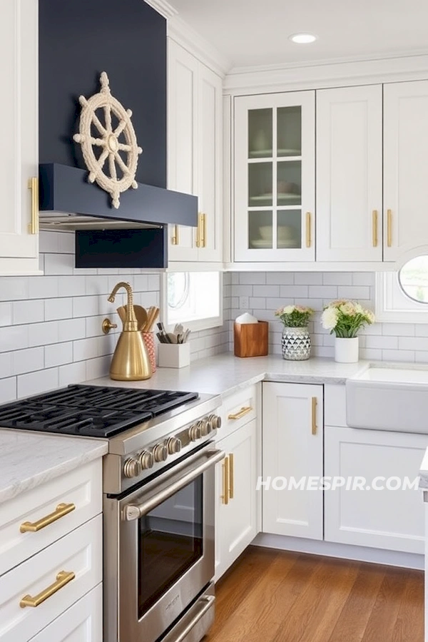 Pale Turquoise Kitchen with Shimmering Sand Backsplash