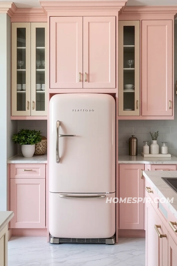 Pastel Cabinetry with Stainless Accents