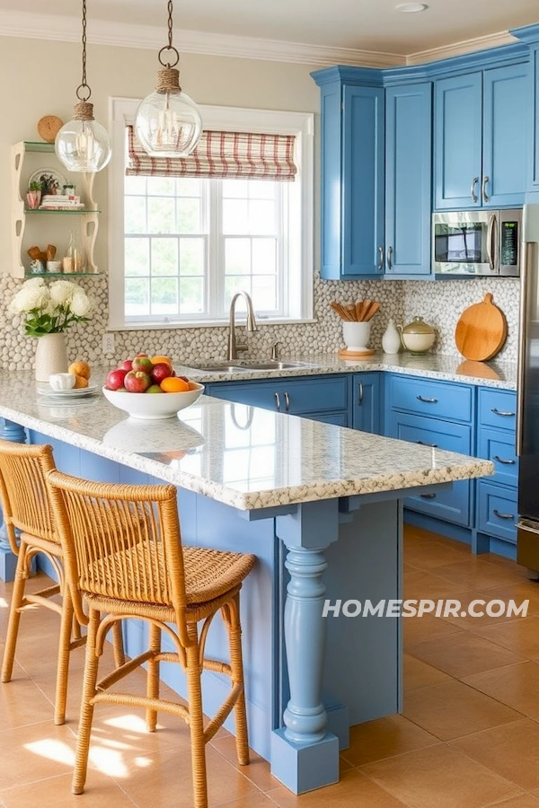 Pebble Beach Counter Coastal Kitchen