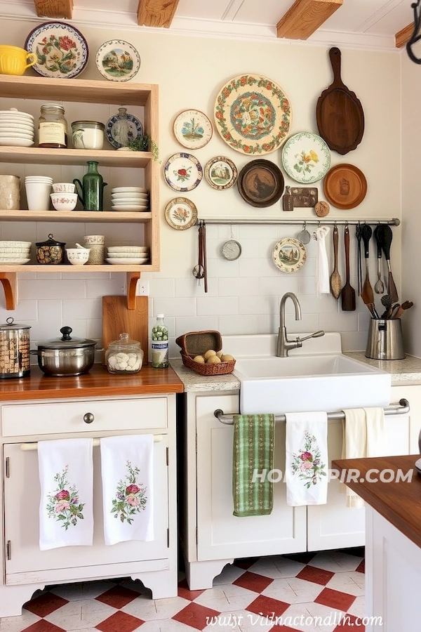 Personal Touch in Vintage Kitchen Decor