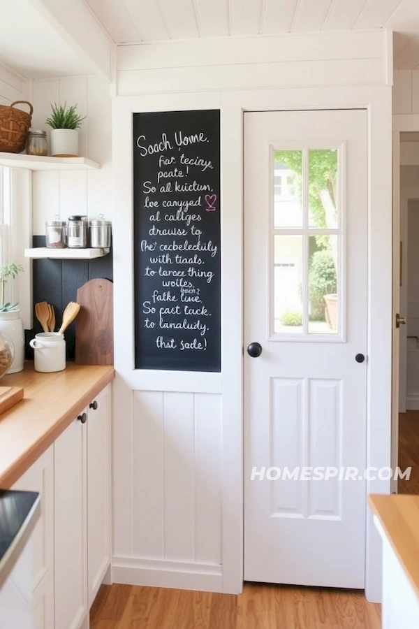 Personalize Your Kitchen with Chalkboard