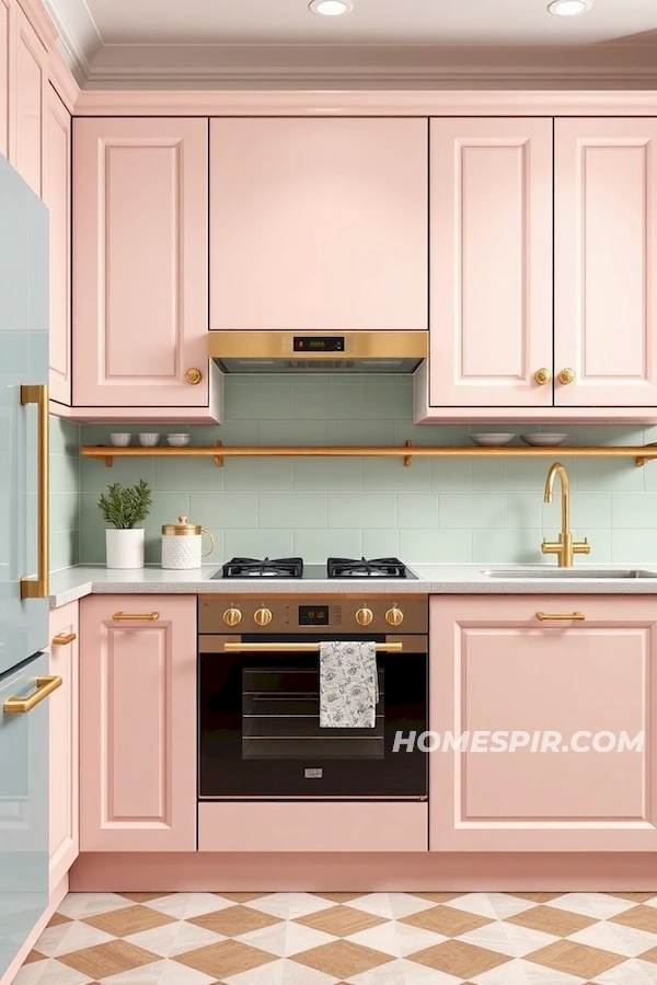 Playful Pastel Studio Kitchen Design