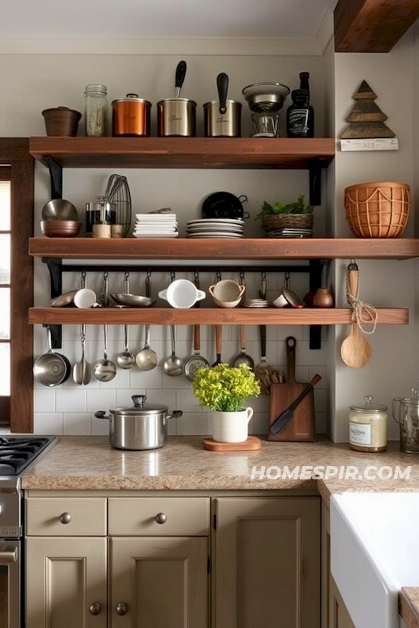 Practical Vintage Aesthetic in Modern Kitchen