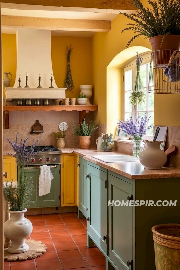 Provencal Kitchen Colors Inspired by France