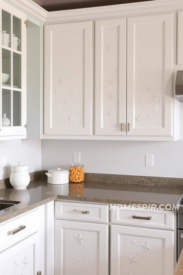 Reclaimed Driftwood for Nautical Kitchen Islands