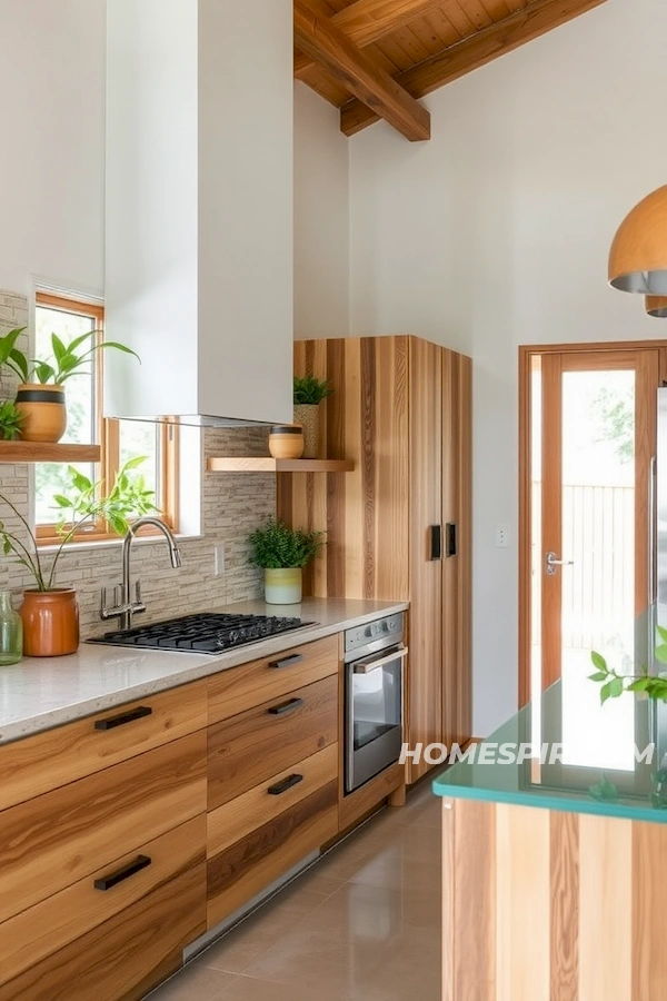 Reclaimed Wood and Bamboo in Kitchen Design