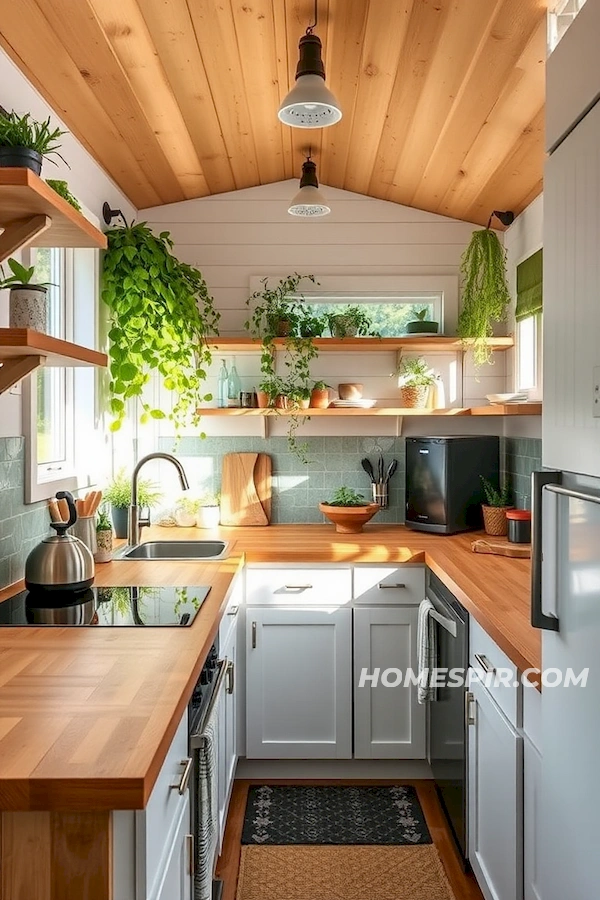 Recycled Glass Backsplash Ideas for Tiny Kitchen