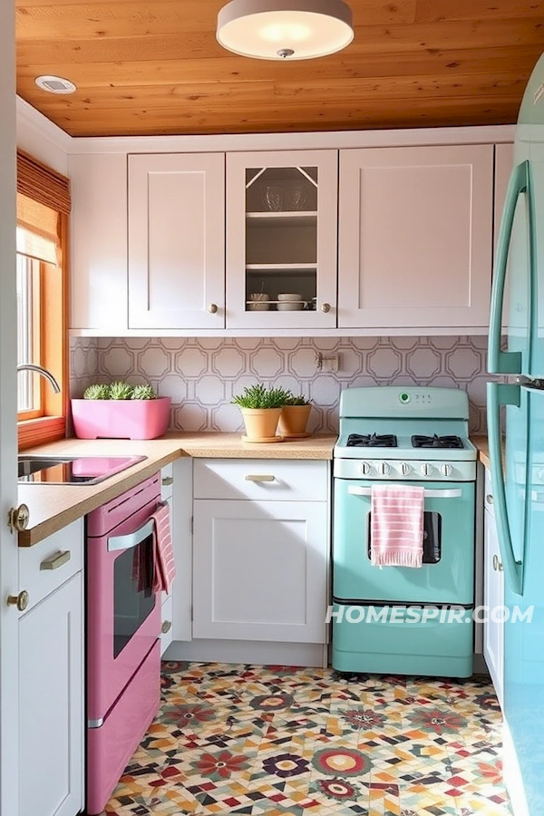 Retro Style in Modern Kitchen Spaces