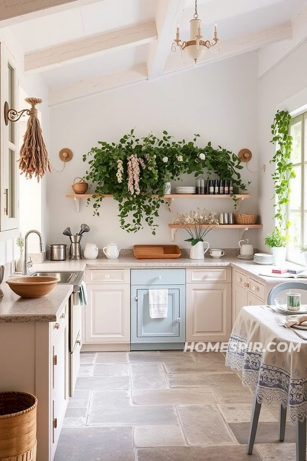 Romantic French Kitchen with Provençal Charm