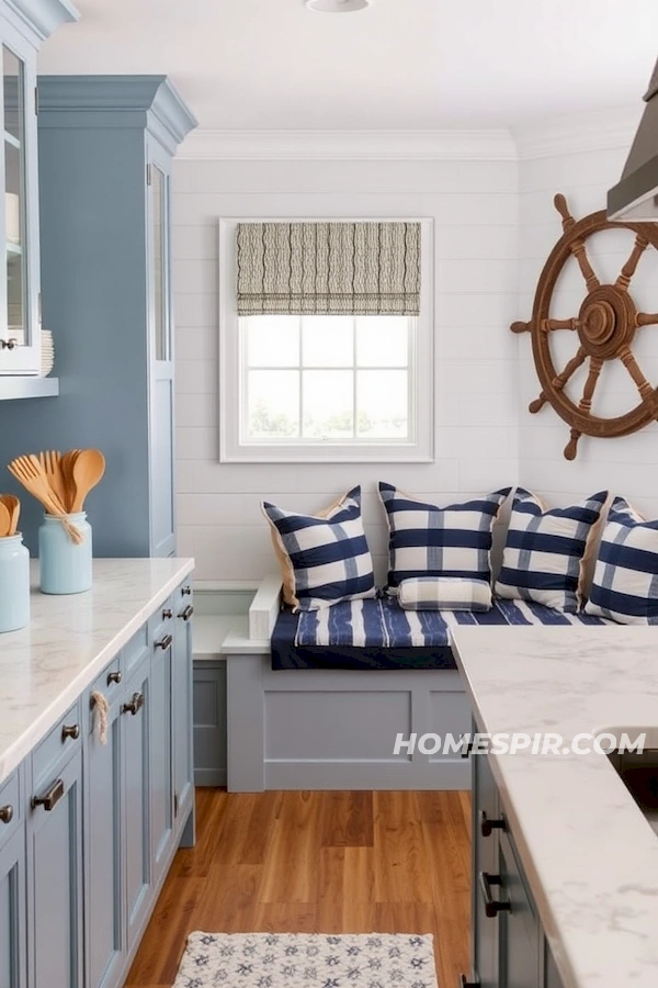 Rope Decor Kitchen with Coastal Dining Nook