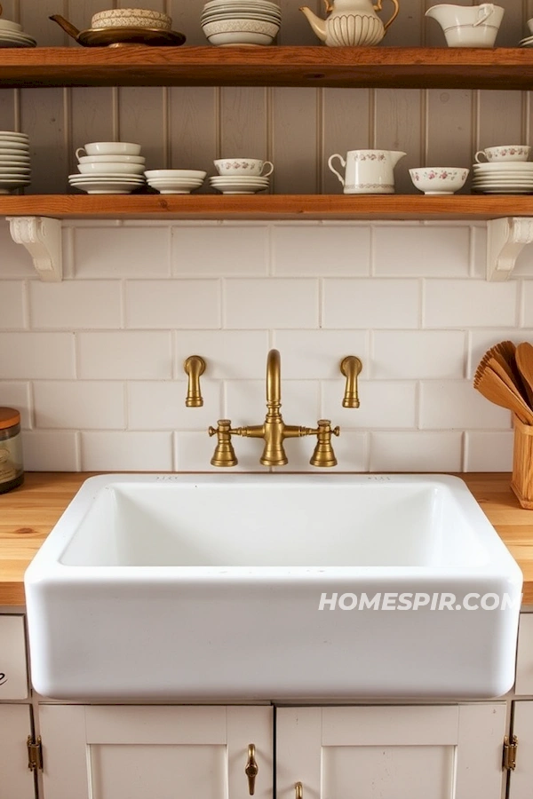 Rustic Ceramic Sink for Country Kitchen