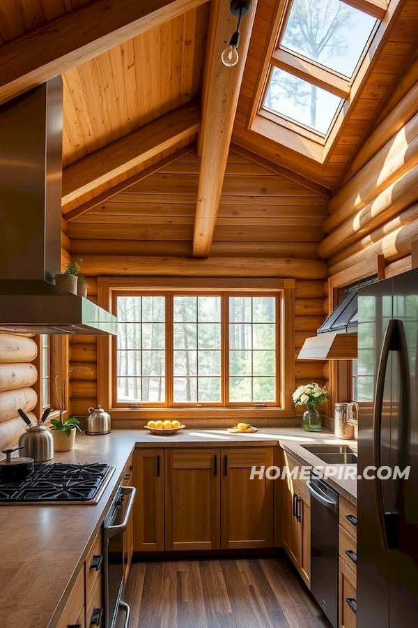 Rustic Charm Meets Sustainability in Home Kitchen