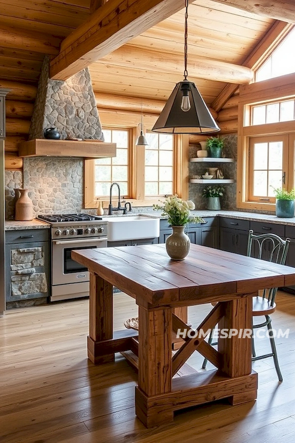 Rustic Meets Modern Material Fusion