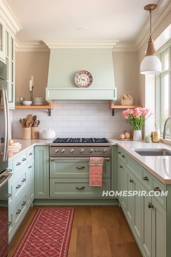 Sage Green and Sand Kitchen Palette