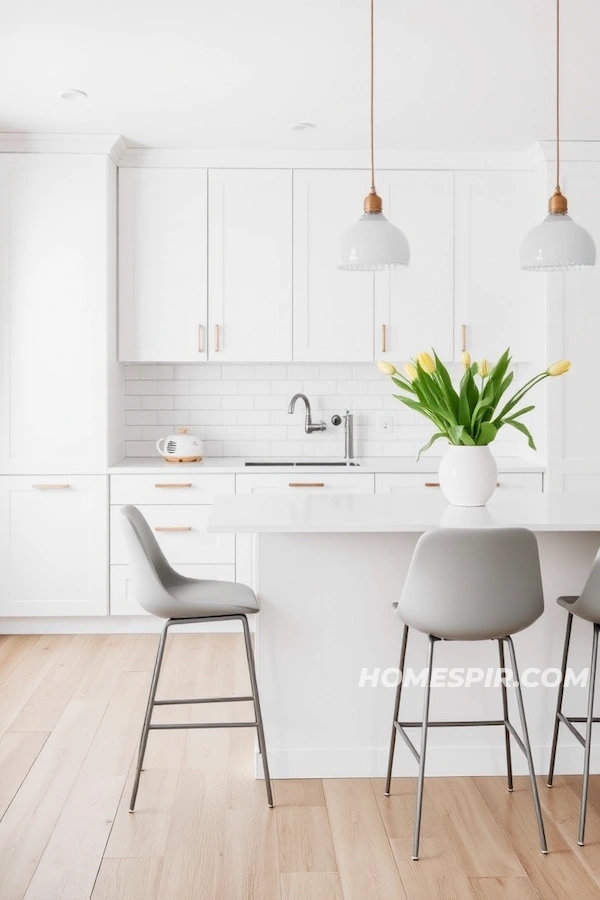 Scandinavian Simplicity in Minimalist Kitchen