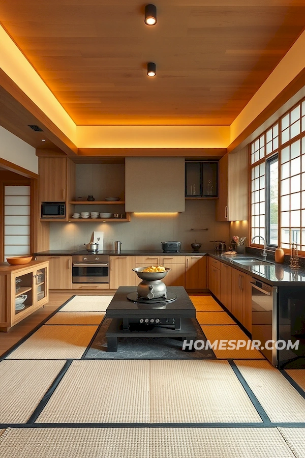 Seamless Blend of Tradition in Japanese Kitchen