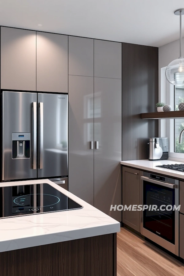 Seamless Design with Touch-Screen Refrigerators