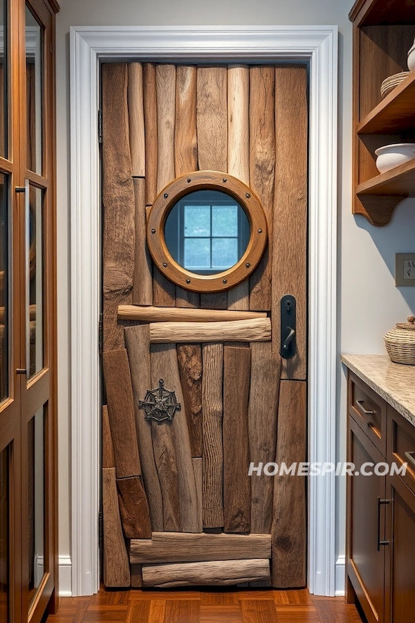 Seaside Pantry Elegance with Driftwood