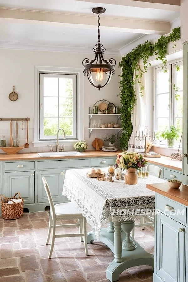 Serene Provençal Style in French Kitchen