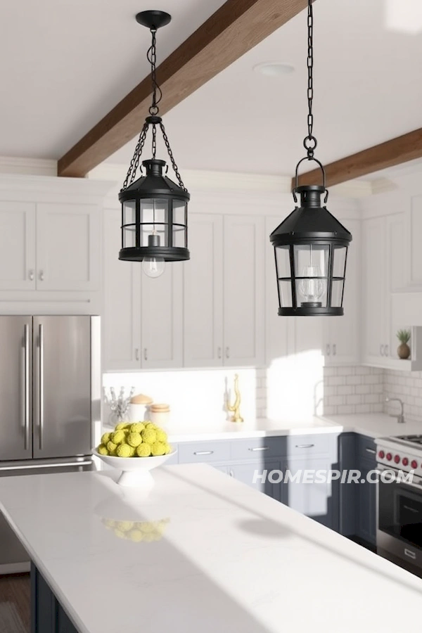 Ship Lantern Style Pendant Lighting Design