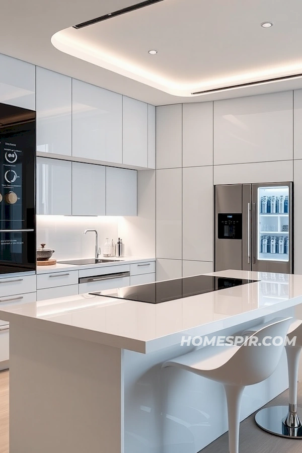 Sleek and Seamless Modern Kitchen Elegance