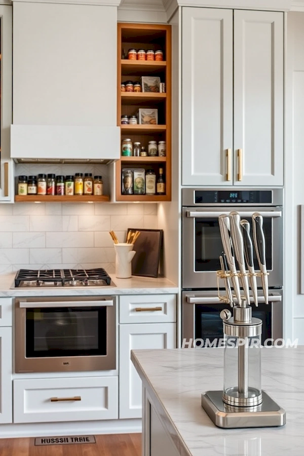 Smart Dual Ovens and Custom Spice Rack