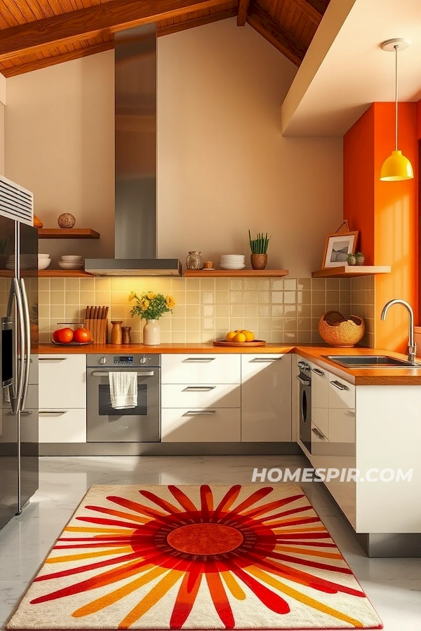 Solar Spectrum Mid-Century Kitchen Design