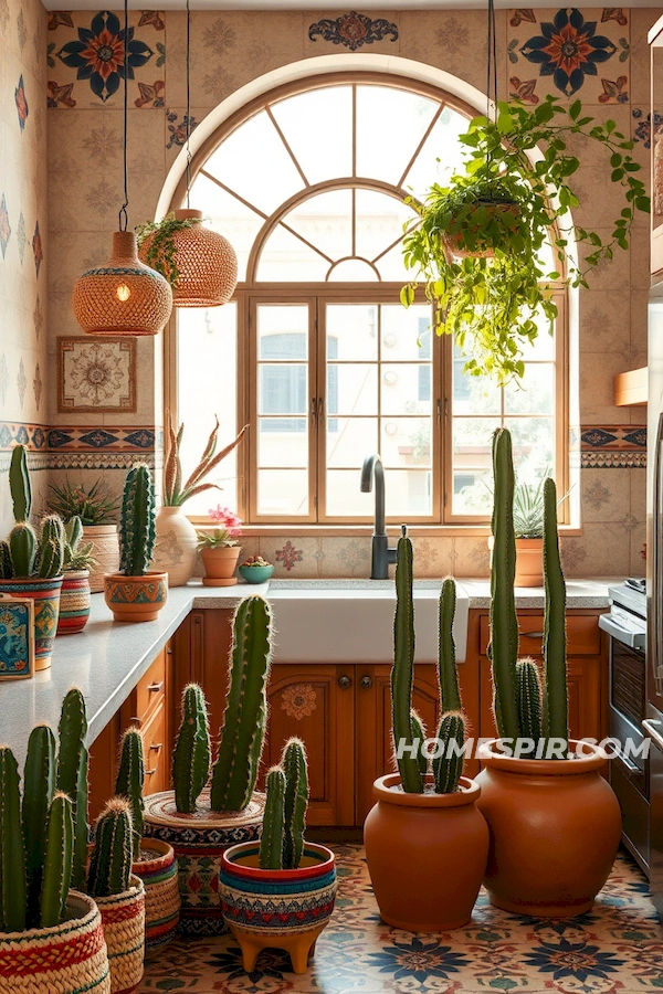 Southwestern Boho Kitchen Oasis