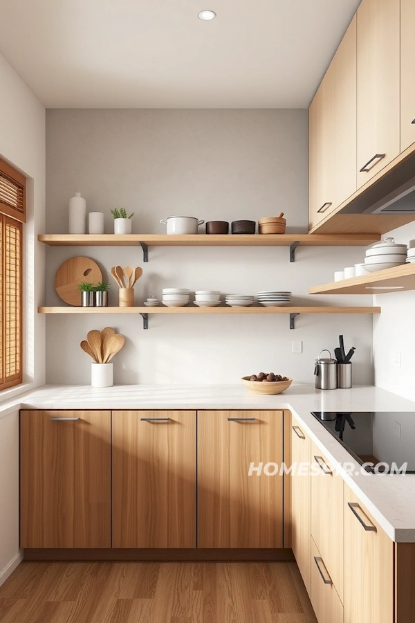 Space Saving Design in Japanese Kitchen