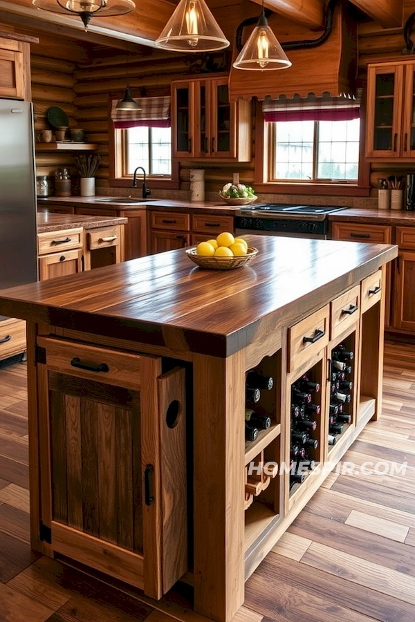 Spacious and Versatile Kitchen Island