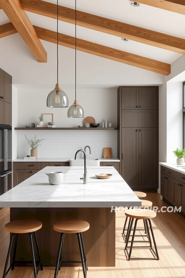 Studio Kitchen Island with Multifunctional Design