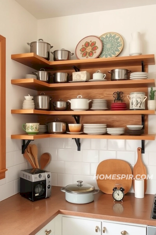 Stylish Mid-Century Modern Shelf Display