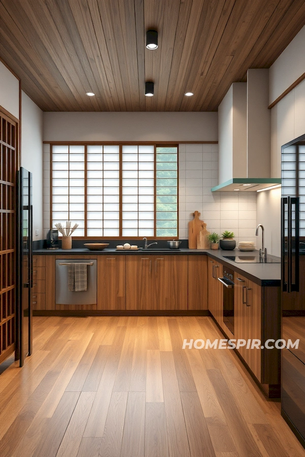 Stylish Modern Japanese Kitchen Design