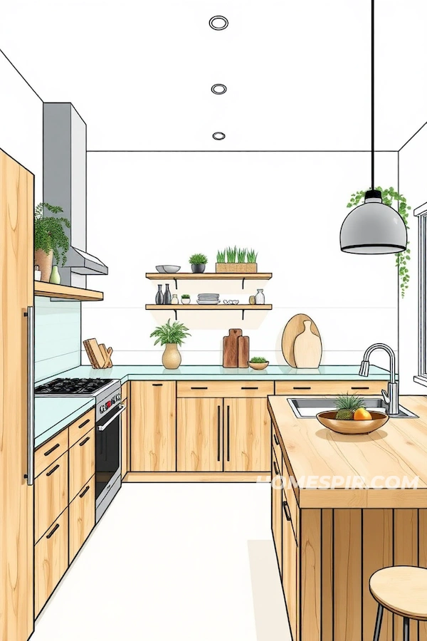 Stylish Yet Eco-Conscious Studio Kitchen