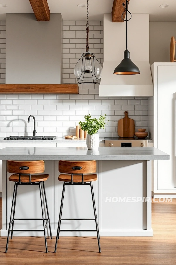 Subway Tiles and Concrete Countertops