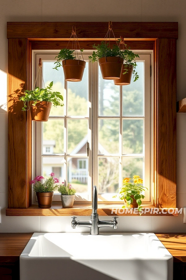 Sunlit Kitchen with Farmhouse Sink