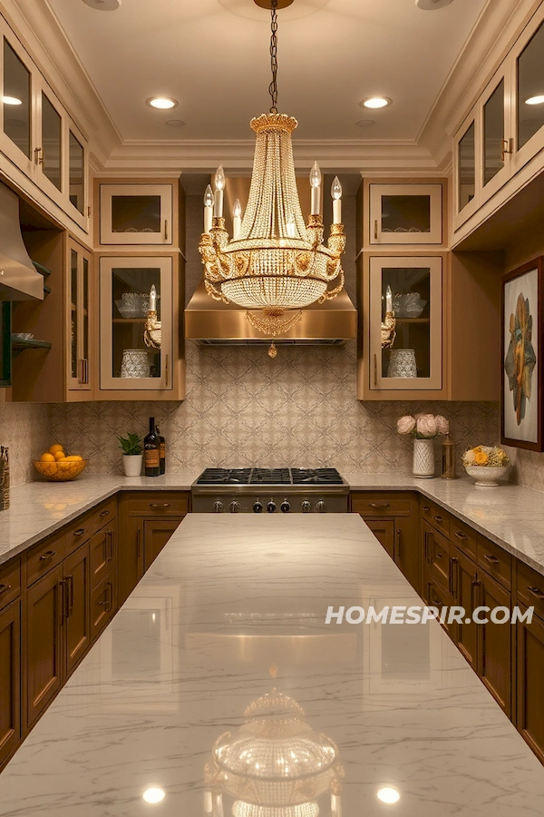 Symmetrical Art Deco Kitchen Harmony