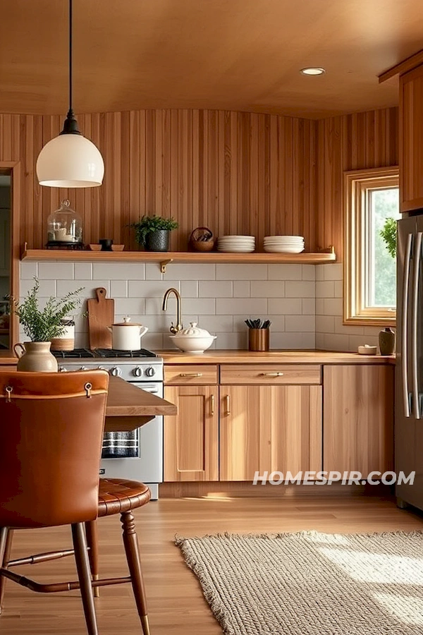 Tactile Elements Add Depth to Modern Kitchen