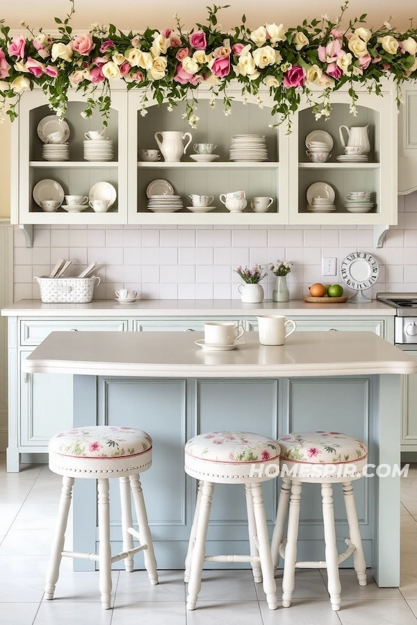 Teacups and Saucers Add Timeless Whimsy to Kitchen