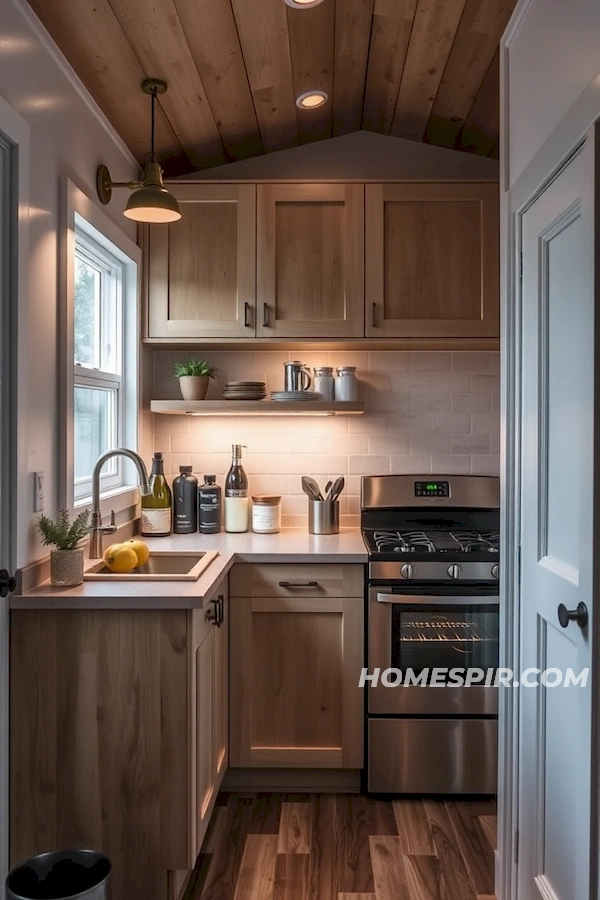 Tech-Integrated Tiny House Kitchen Innovations