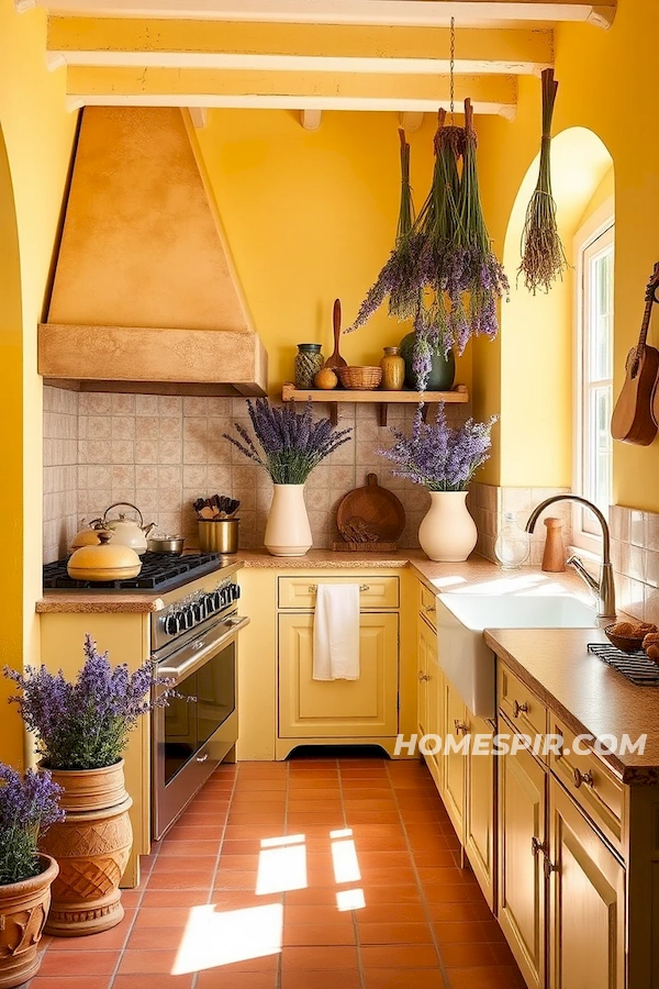 Terracotta and Lavender in French Provencal Design