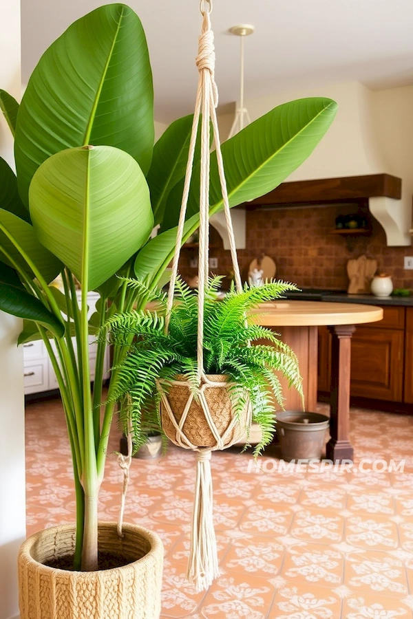 Terracotta and Olive Green Kitchen Decor